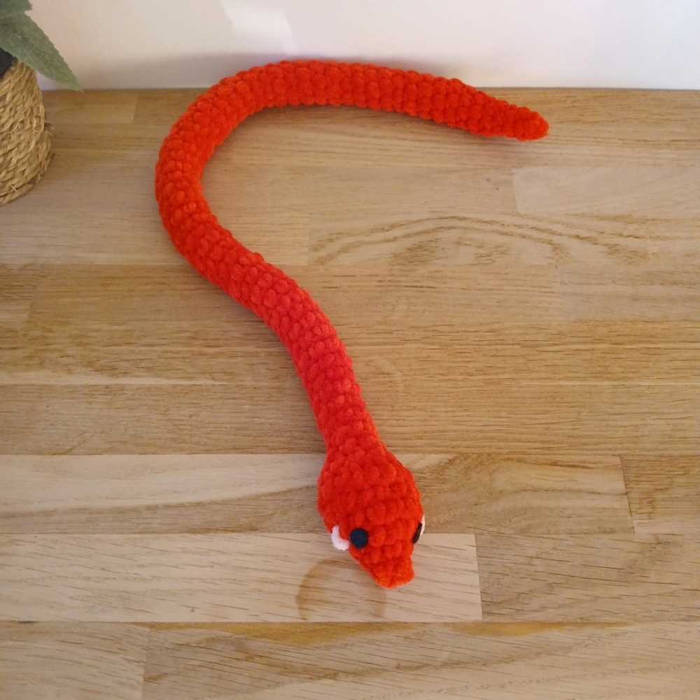 Peluche Serpent Rouge – Normal