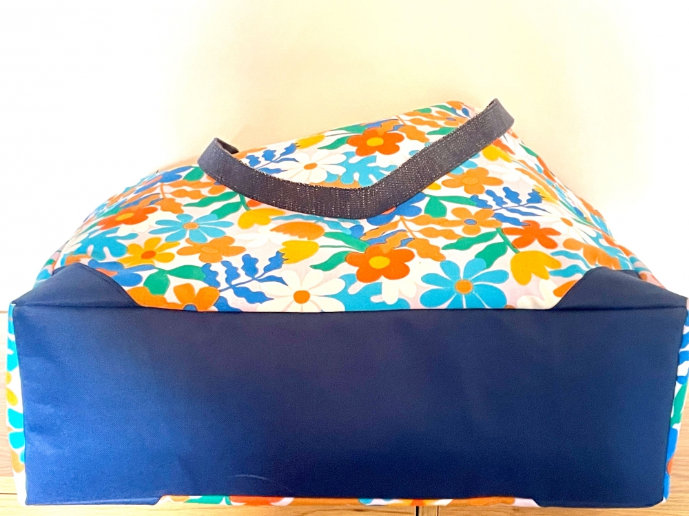 Sac de plage fleuri 