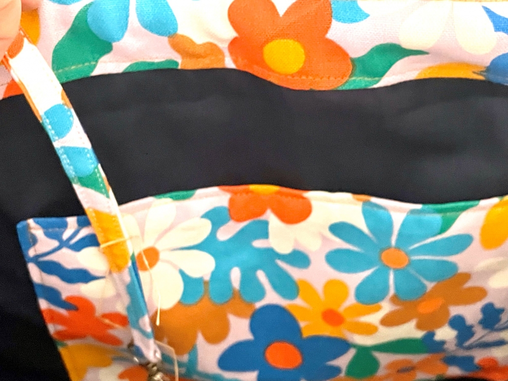 Sac de plage fleuri 