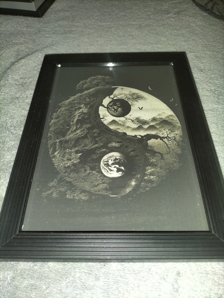 Cadre Zen /  Yin et yang