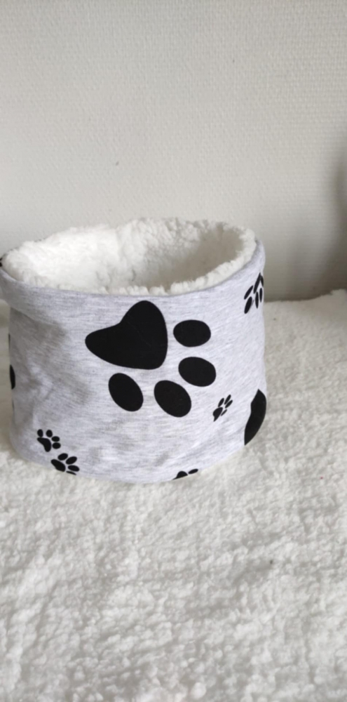 Snood tour de cou pattes de chien 