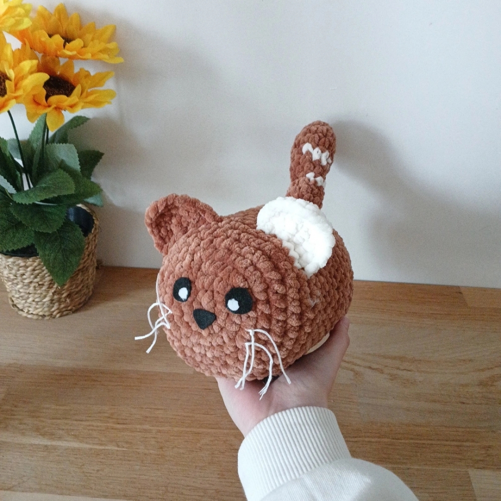 Peluche Chat pain de mie