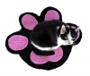 Tapis patte de chat rose