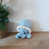 Peluche meduse bleu