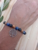 Bracelet en lapis lazuli, lave et bois:\" Créativité- mémoire- confiance en soi \" ✨ Livraison offerte  