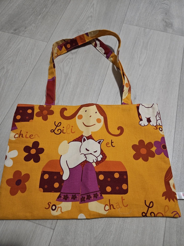 Tote bag réversible