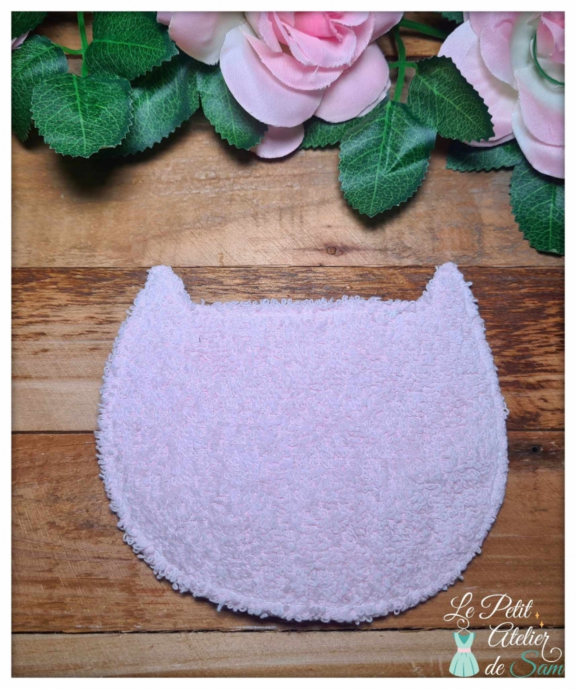 Lot lingettes réutilisables chat