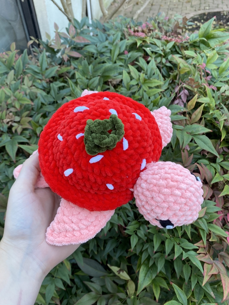 Tortue Fruit au crochet