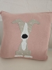 Coussin avec lévrier whippet