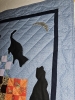 Panneau mural patchwork chats