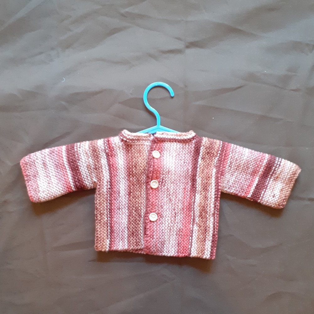 Gilet bébé - naissance / 1 mois. différents modèles.