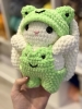 Lapin grenouille au crochet