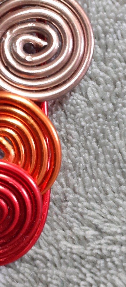 collier Trisha en aluminium - Tons chauds
