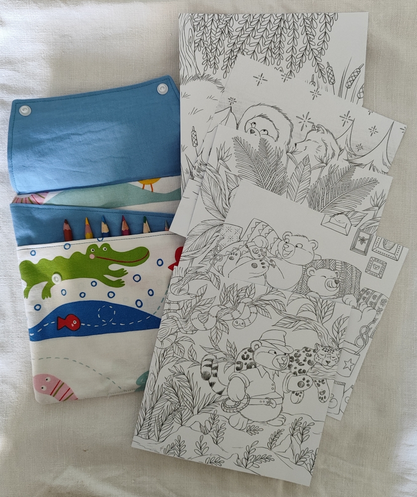 Pochette à coloriage 20cmx20cm