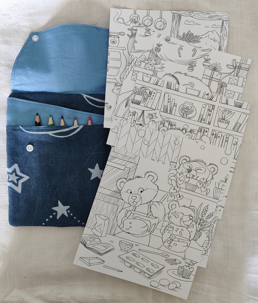 Pochette à coloriage 20cmx20cm
