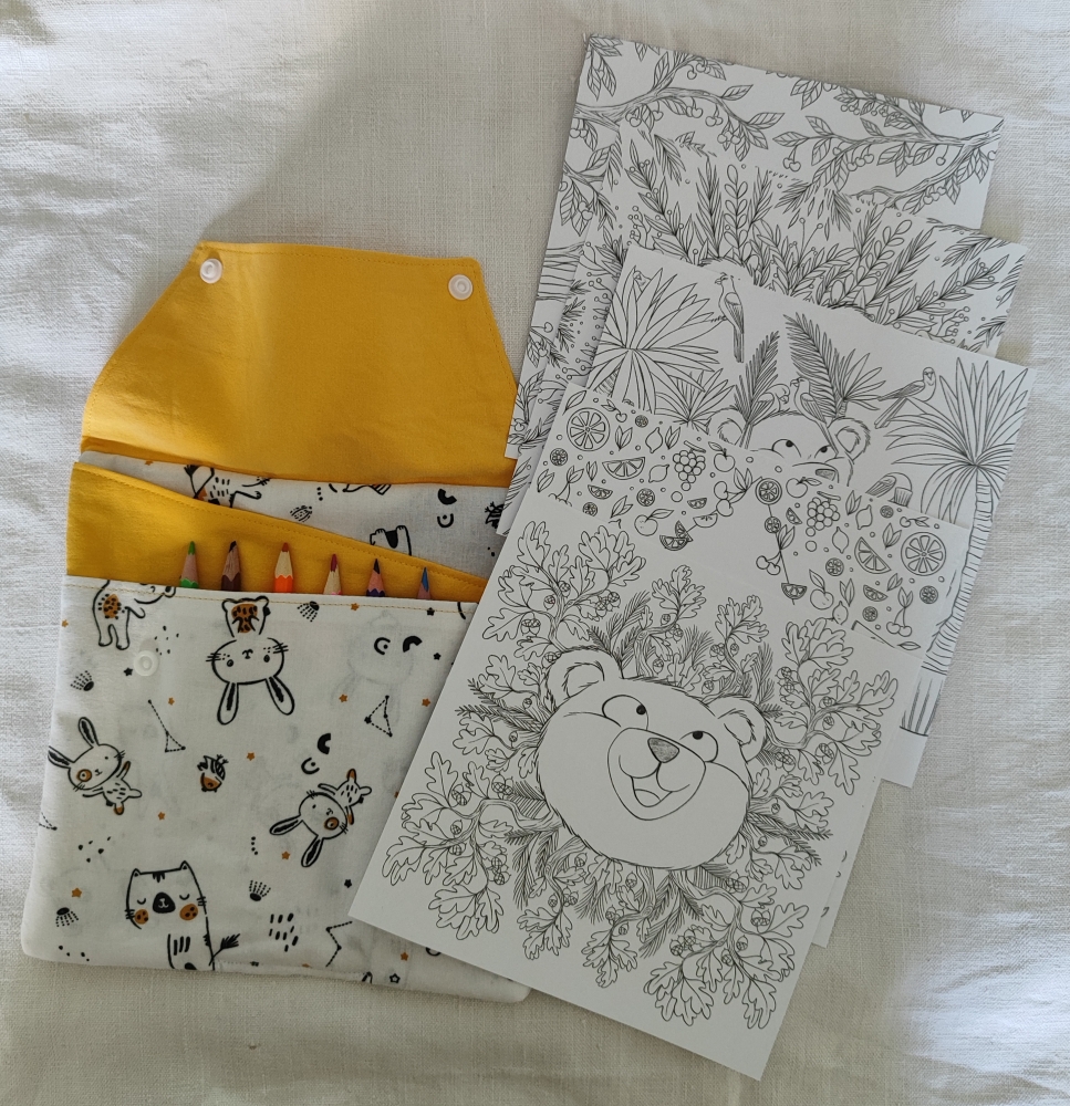Pochette à coloriage 20cmx20cm