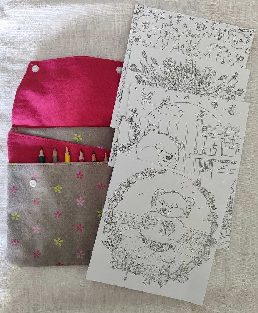 Pochette à coloriage 20cmx20cm