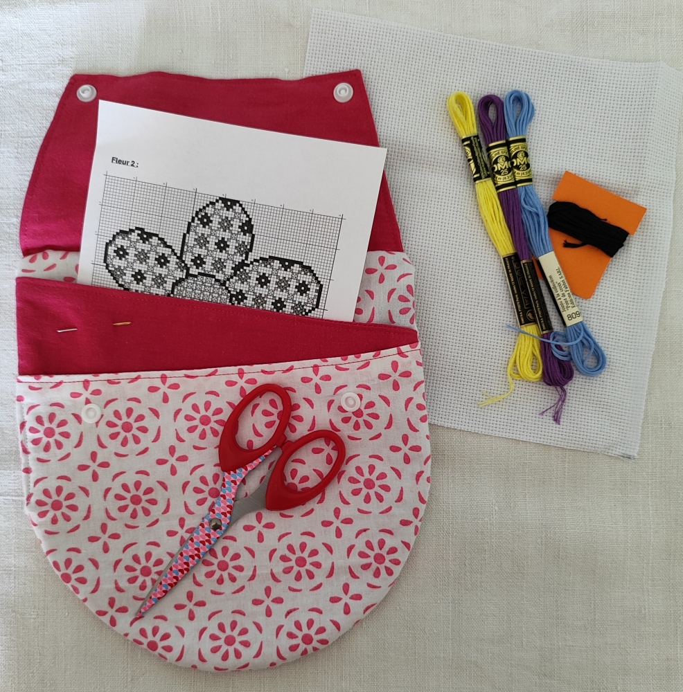 Kit de broderie au point de croix