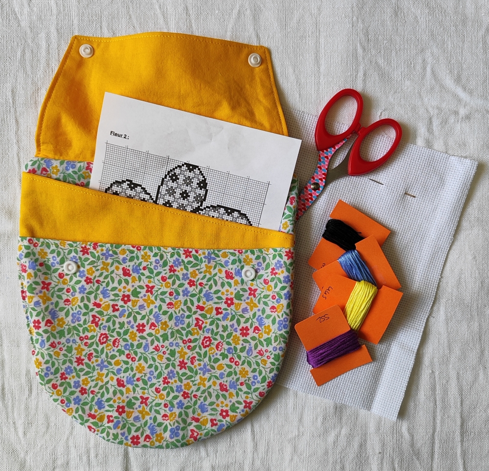 Kit de broderie au point de croix
