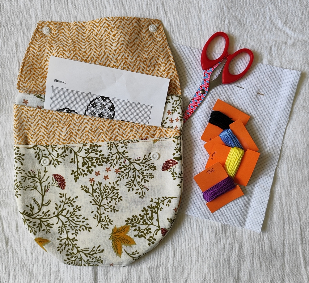 Kit de broderie au point de croix