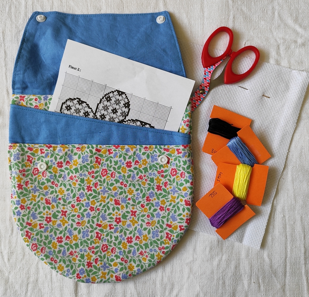 Kit de broderie au point de croix