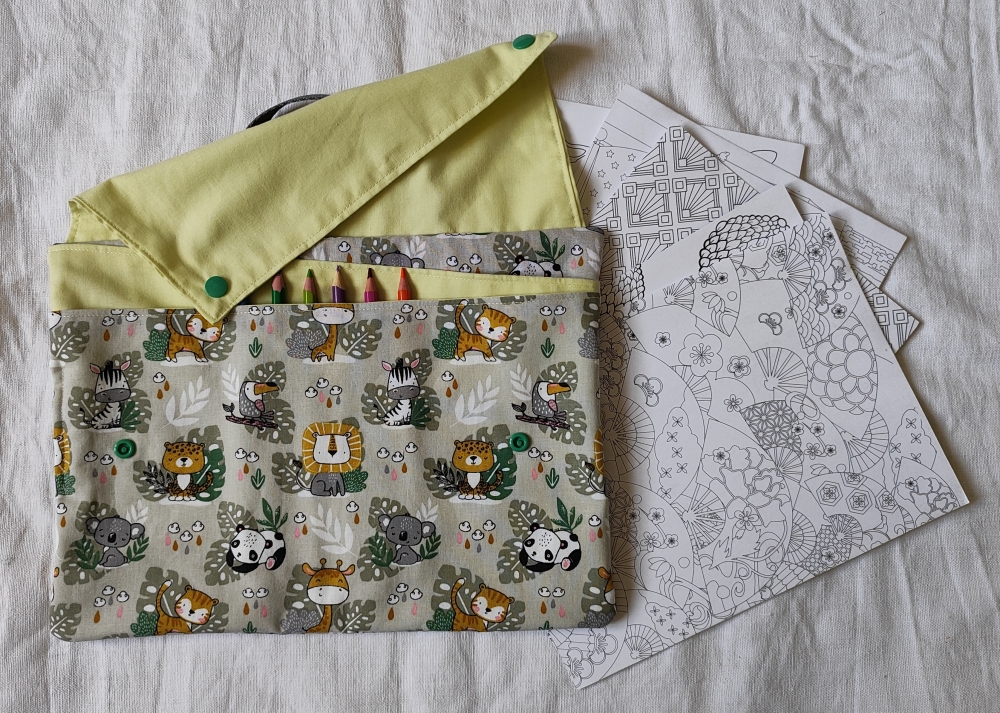 Pochette à coloriage 31cmx21cm