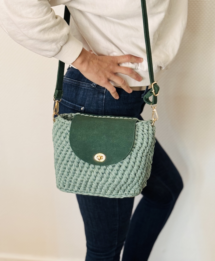 Sac chic vert