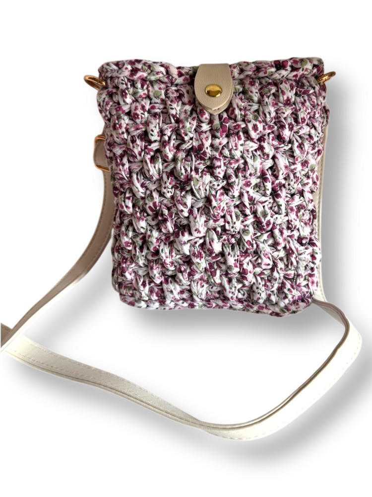 Sac bandoulière à fleurs