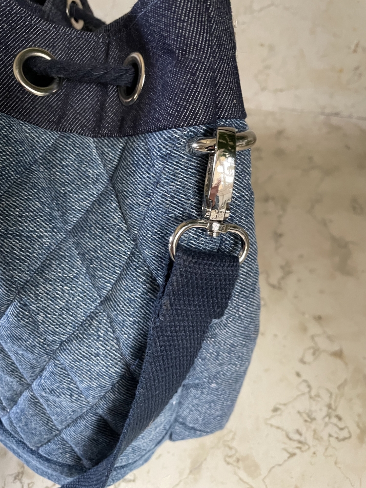 Jean recyclé matelassé