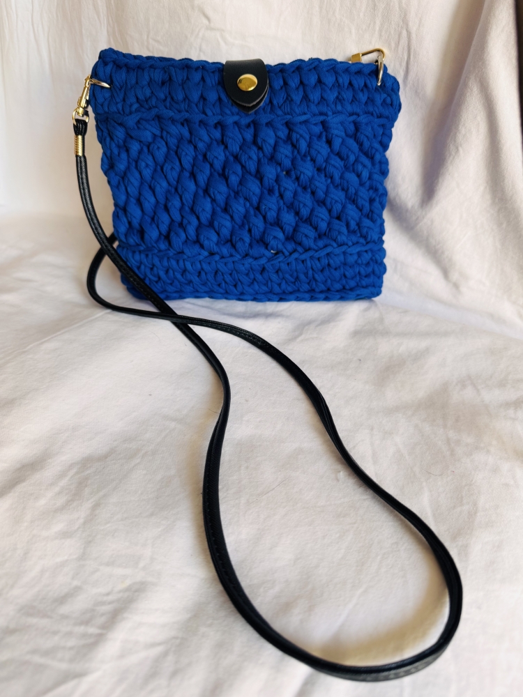 Sac bandoulière bleu
