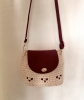 Sac bohème bordeaux