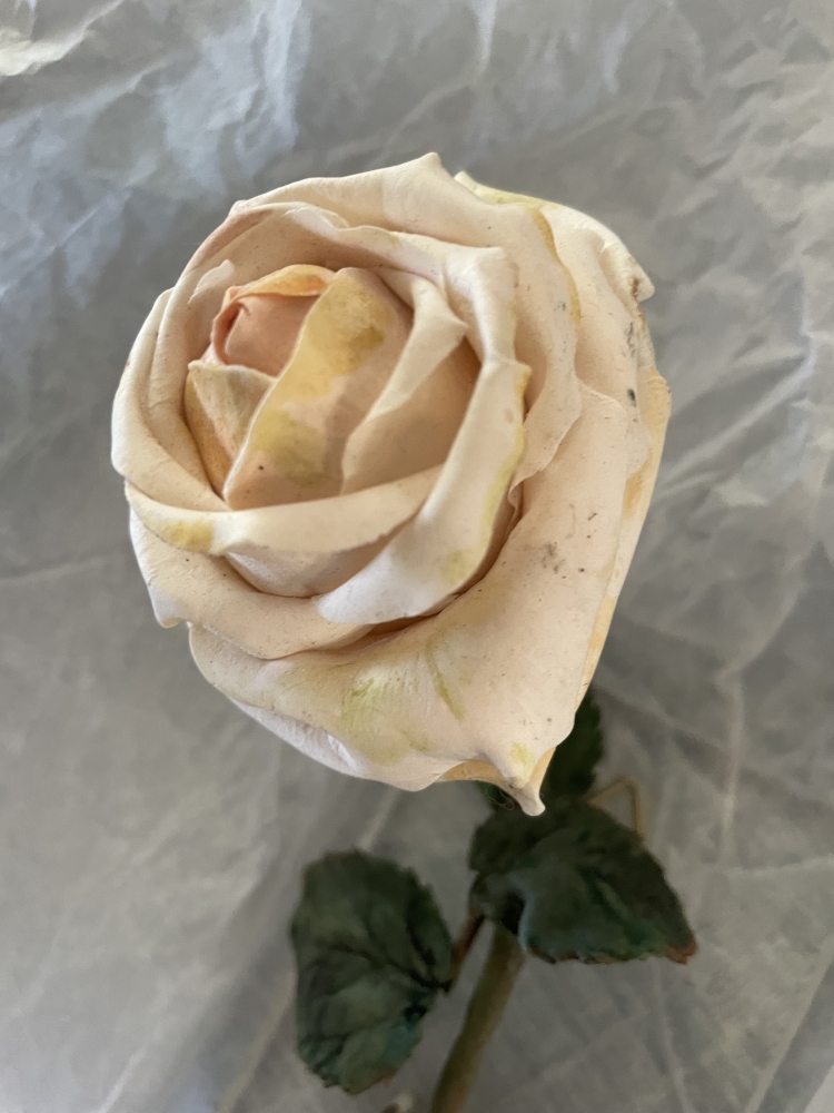 Manches en argent agrémenté d une rose