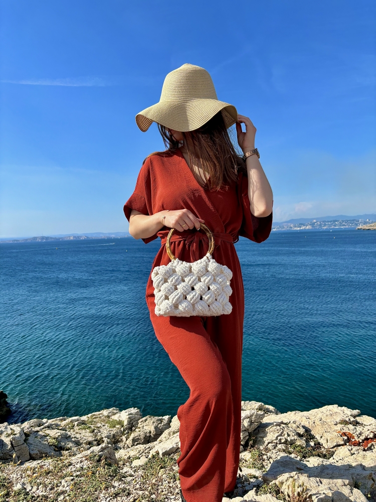 Box DIY - Sac macramé blanc