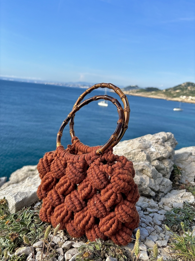 Box DIY - Sac macramé blanc
