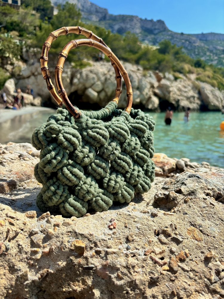 Box DIY - Sac macramé blanc