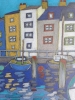 Bretagne, dessin original aux crayons de couleurs