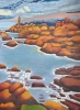 Bretagne 5, dessin original aux crayons de couleurs