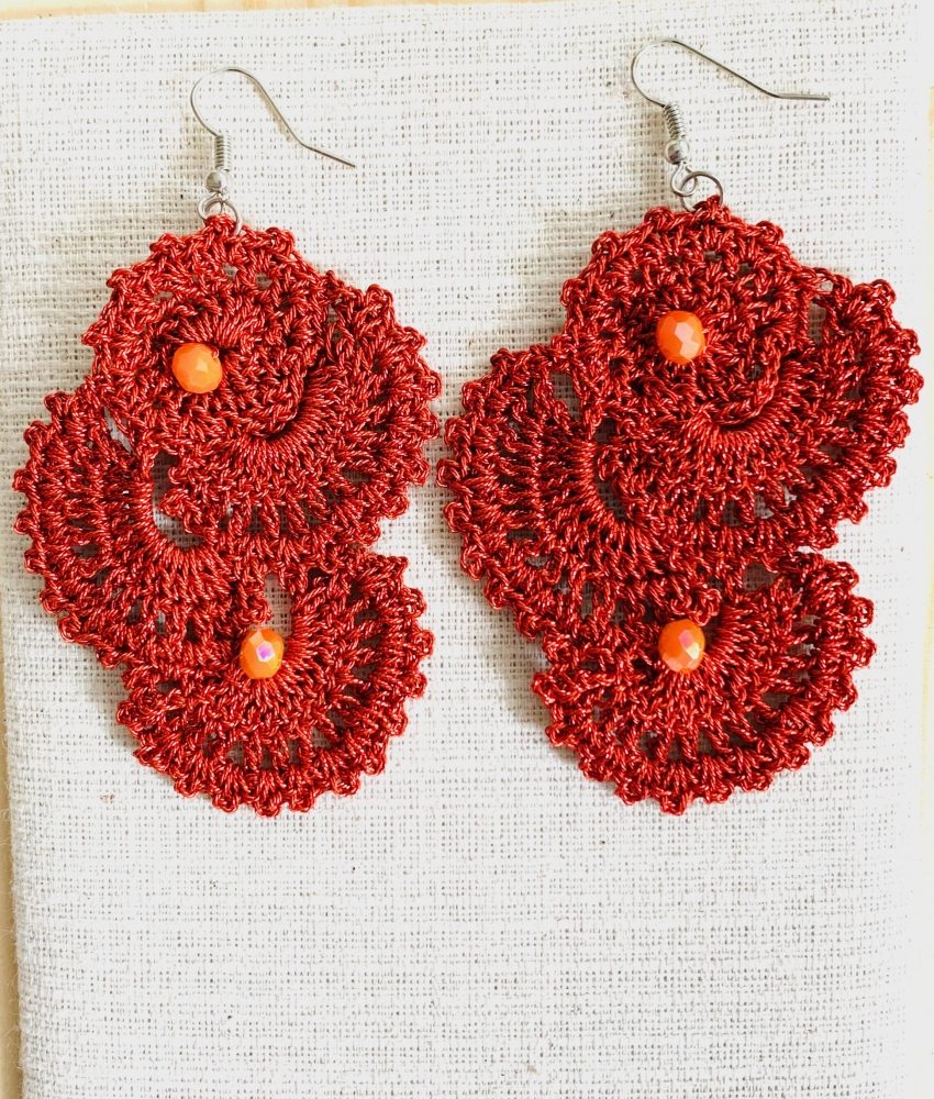 Boucles Roberta en crochet.