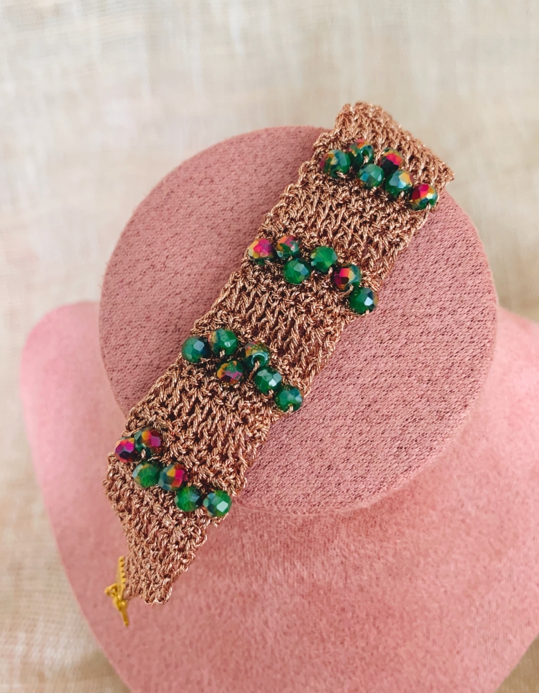 Bracelet Giorgia en crochet.