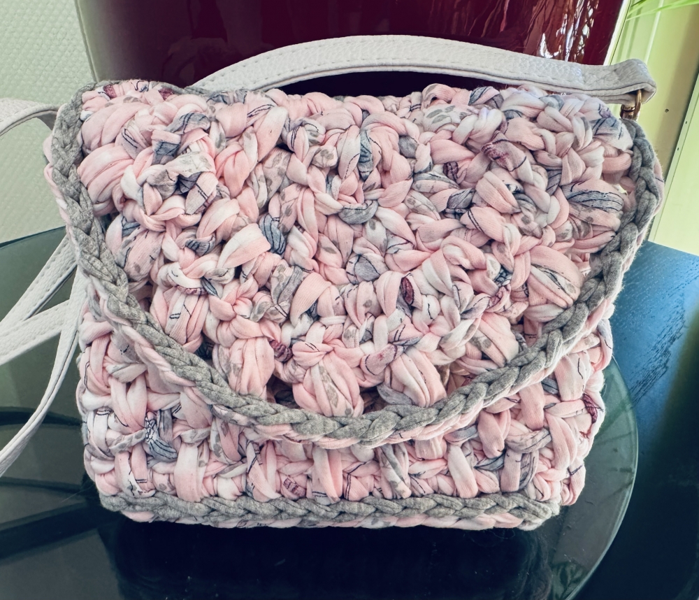 Sac bandoulière rose