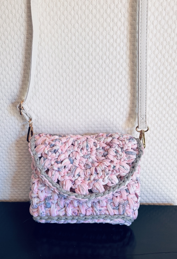 Sac bandoulière rose