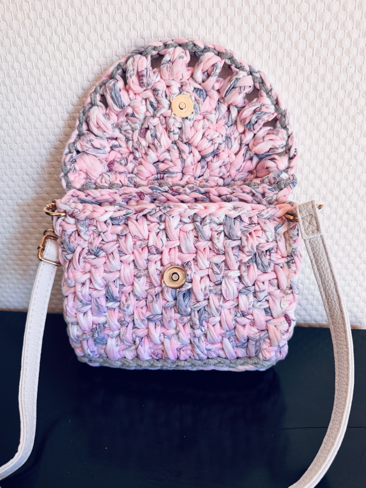 Sac bandoulière rose