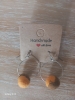 Boucles d'oreilles feutrée 