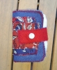 Mini carnet en tissu coloré – Range-aiguilles upcyclé, unique et pratique