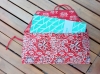 Pochette en tissu upcyclé pour livre – œuvre unique pour amoureux de la lecture