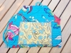 Pochette en tissu upcyclé pour livre – œuvre unique pour amoureux de la lecture