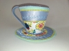 Range-bobines en forme de tasse – Accessoire upcyclé plein de charme pour couturière