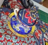 Pique-aiguilles upcycling en tasse chinée