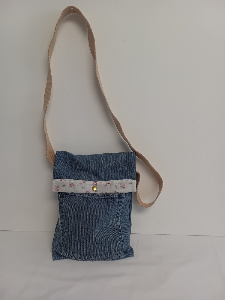 sac pochette en jean