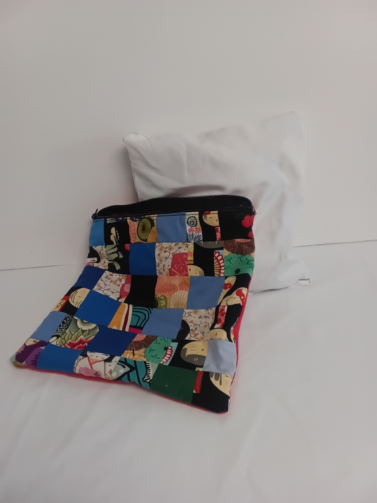 coussin patchwork